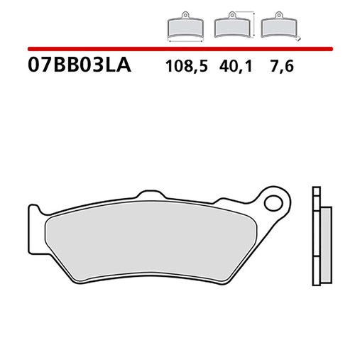 Brembo front brake - pads, kit