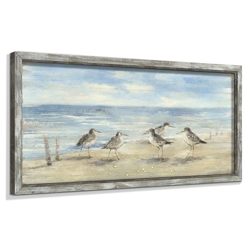 Beach framed painting - beach, wall