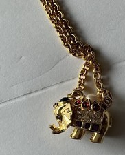 Joan Rivers Gem Encrusted Elephant Necklace