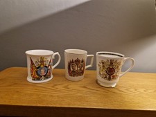 3 Commemorative Royal Mugs