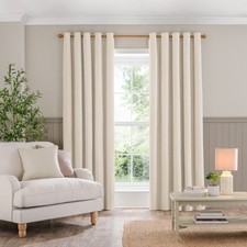 Dunelm Brushed Blackout Luna