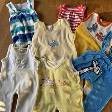 Job Lot Vintage Baby Clothes From 80s In Various Sizes from 1 - 6 month approx