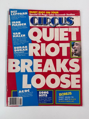 Circus magazine jan 1984 - ,