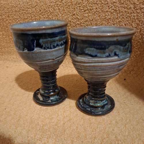 Two handcrafted ceramic - handcrafted, /
