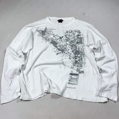 Y2k graphic long sleeve shirt - long,