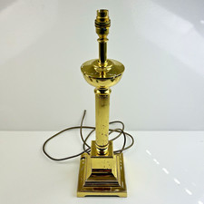 Brass Corinthian Column Table