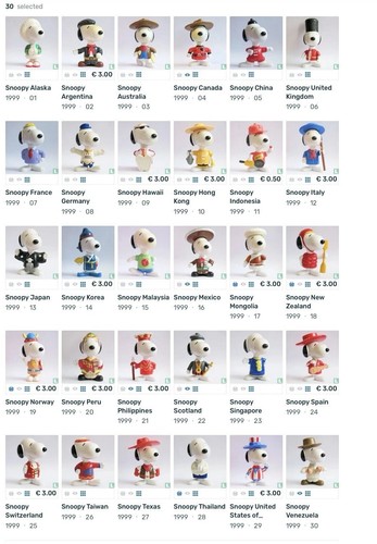 Snoopy figure world - snoopy,