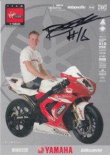 Billy McConnell Hand Signed Promo Card BSB Autograph Superbikes