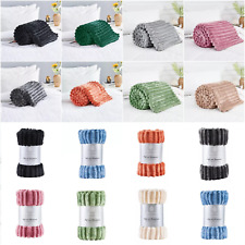 Osum Chunky Cord Ribbed Throws