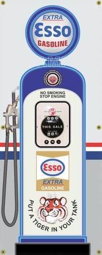 Esso gas pump wayne 50s - esso, style