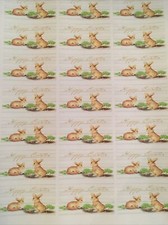 42 x Happy Easter labels