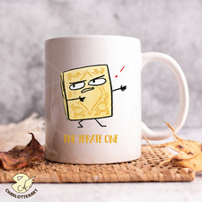 Custard Cream the Irrate ceramic 10oz mug gift secret santa funny coworker mug