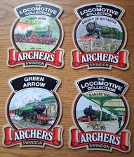 4 x PUMP CLIPS- LOCOMOTIVE