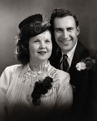 Vintage 1940s couple - vintage,