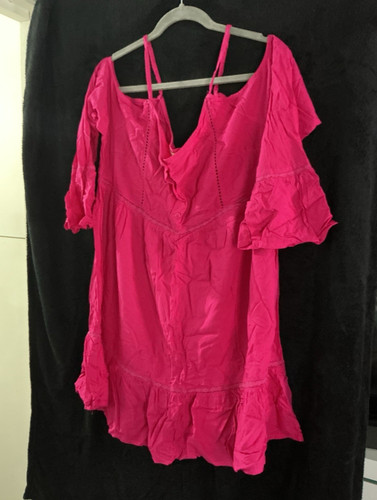 Floozie pink smock - floozie,