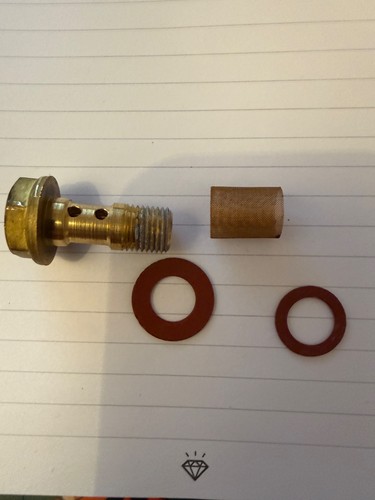 Solex carburettor banjo bolt - ,