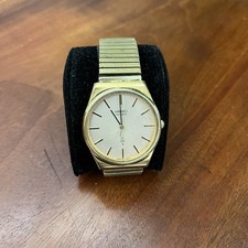 Seiko Quartz Watch 1970s Gold