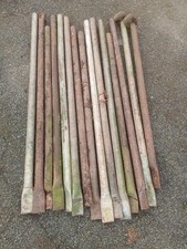 Scaffold Tube Stakes Spade/Spiked Ends - Metal Farm Garden Fence Posts etc 50mm