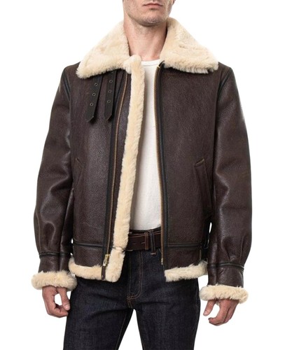 Levant leather mens bomber - levant, b3