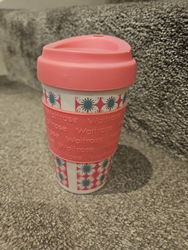 Pink waitrose reusable travel - pink,