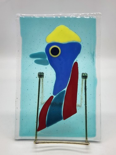 Fused art glass - glass, panel