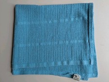 Mothercare Blue Baby Blanket 65CM X 80CM