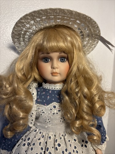 Porcelain collector doll - collector,