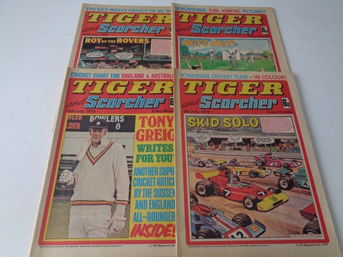 Tiger and scorcher comics - and,