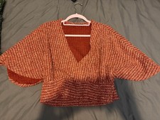 Cozy Rust Red Chunky Knit