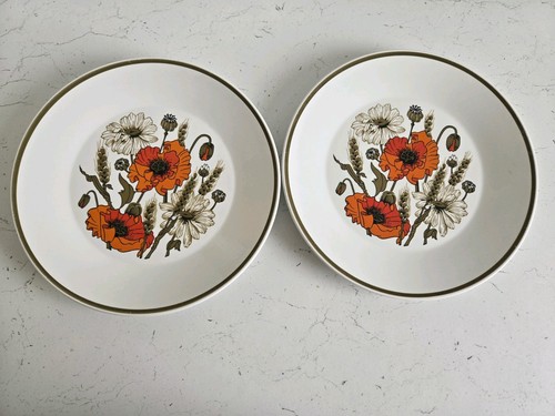Vintage 1970s meakin - 1970s, poppy