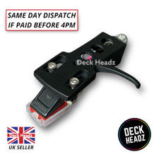 Black Headshell With Moving Magnet Cartridge & Diamond Stylus