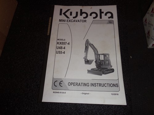 Kubota mini digger kx057 - mini, kx057-4