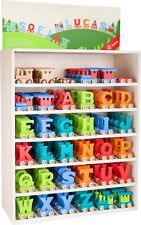 New Design Wooden Train Letters Personalised Name Train Coloured Gift Toy
