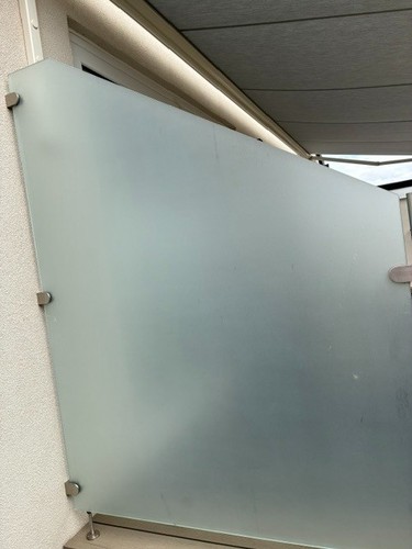 New glass balustrade panel - new,