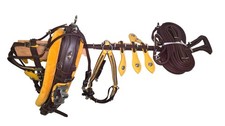 Premium Leather Quick Hitch Trotting Horse Driving Harness Brown And Yellow