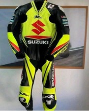 Suzuki Riding Motorbike Racing Customize orginal cowhide leather Motorcycle suit