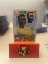 Match Attax 2010 World Cup Pele International Master Card 100 Club Football (363