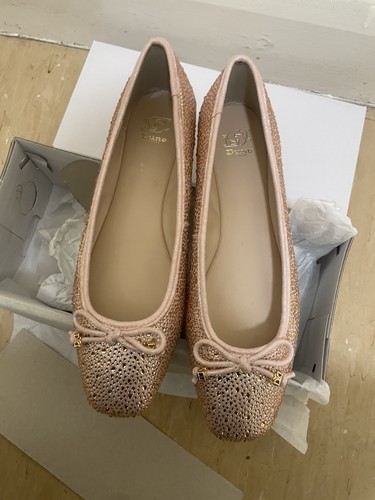 Pink sparkly dune flats - 6,