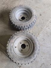 2 Wheels Rims Tyres Ride On lawn Mower 16 7.50 8  Stiga park Royal 3 stud