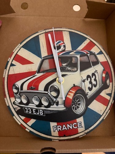 Classic mini metal wall clock - mini,
