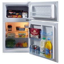 Under Counter Fridge Freezer, 96L, White, Igenix IG347FF