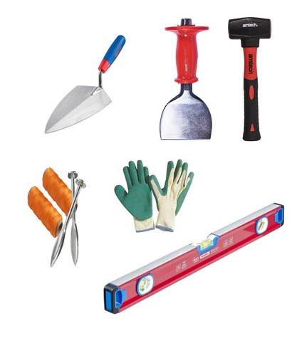 Bricklaying kit brick - kit, 11"