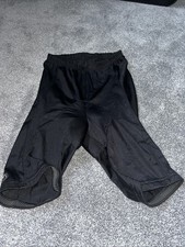 Mens Large Lycra Cycling Shorts With Padded Bottom Worn Once Elasticated Waist 