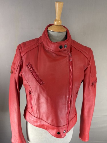 Ladies red lewis - ladies, leathers