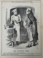 Antique Print c1884 Punch