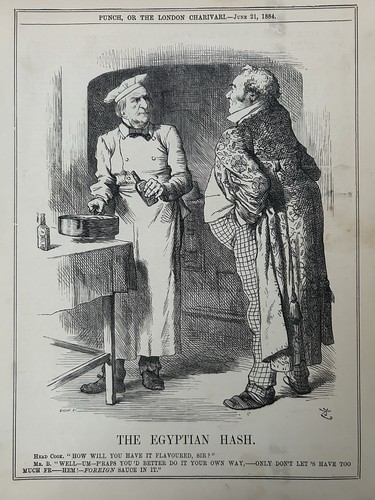Antique print punch - punch, 1884