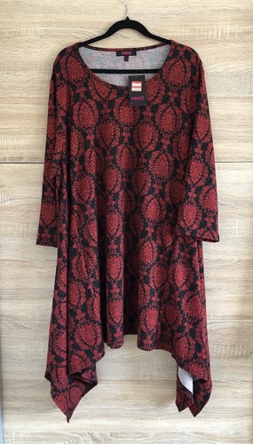 Cruz black red damask - &,