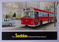 SEDDON PENNINE R.U. Bus Chassis orig 1969 UK Mkt Sales Brochure