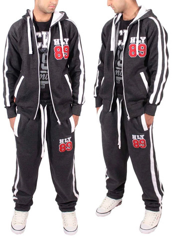 Hly mens tracksuit grey size - tracksuit,