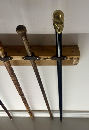 Gothic brass skull - brass,